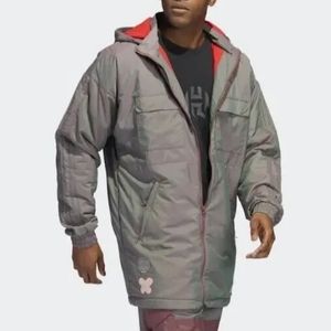 Adidas Mens HRD Parka James Harden Puffer Jacket HB5421 Basketball